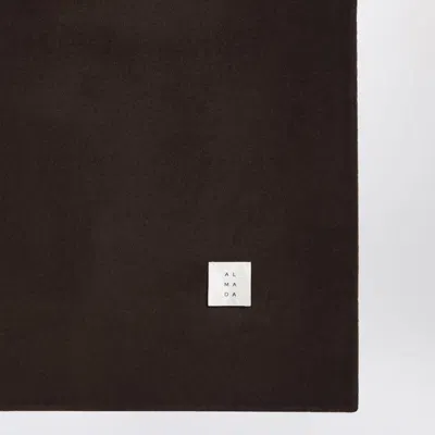 Almada Label Micha Doublé Scarf In Brown