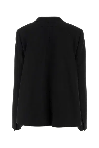Fendi Black Wool Blend  X Stefano Pilati Blazer In Black