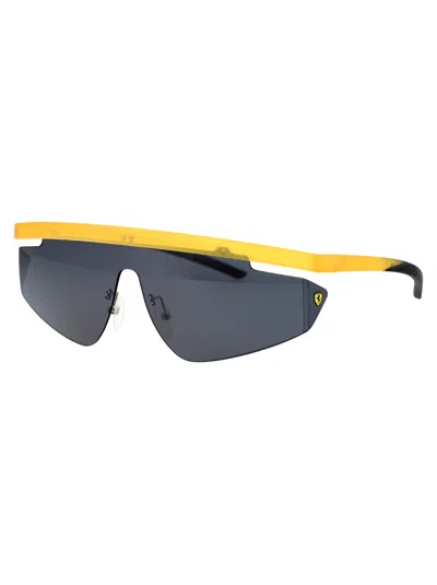 Ferrari Scuderia Opal Matte Yellow Injected Sunglasses