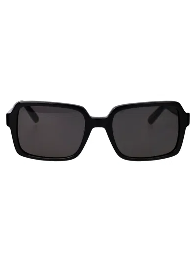 Gcds Black Acetate Sunglasses In Black