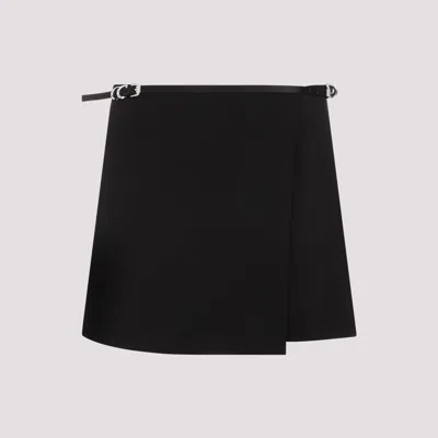 Givenchy Viscose Mini Skirt In Black