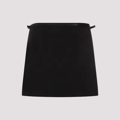 Givenchy Viscose Mini Skirt In Black