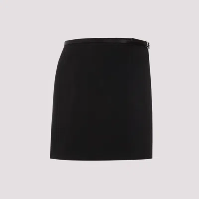 Givenchy Viscose Mini Skirt In Black