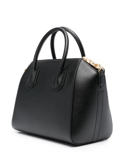 Givenchy Mini Antigona Bag In Box Leather In Black