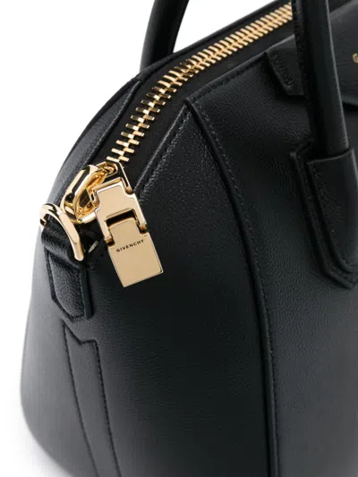 Givenchy Mini Antigona Bag In Box Leather In Black