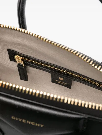 Givenchy Mini Antigona Bag In Box Leather In Black