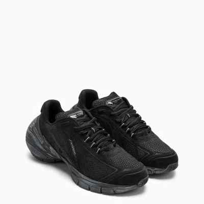 Givenchy Black Leather Tk-mx Runner Sneakers In Multi