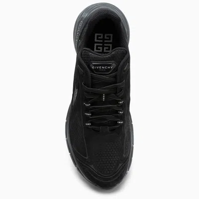 Givenchy Black Leather Tk-mx Runner Sneakers In Multi