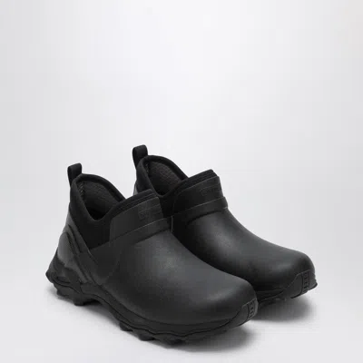 Givenchy Black Bogs Rubber Chelsea Boots In Multi