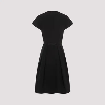 Givenchy Women Black Taffetas Mini Dress