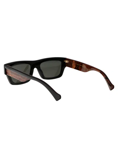 Gucci Womens Black Gc002051 Gg1301s Rectangle-frame Acetate Sunglasses In Green