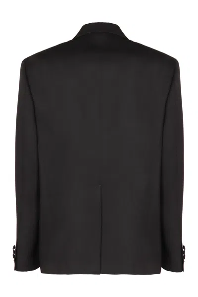 Gucci Double-breasted Dress Suits Black In Black