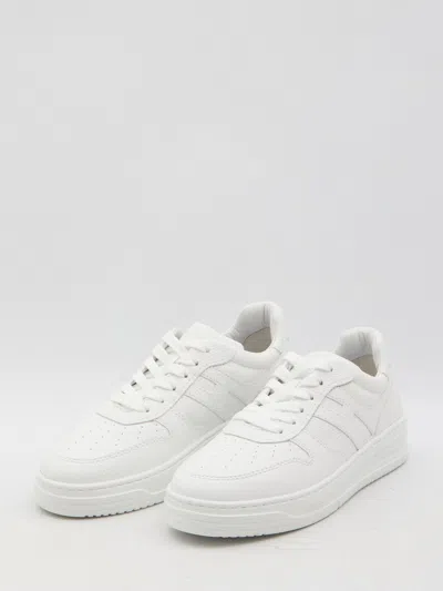 Hogan White Leather H630 Sneakers In White