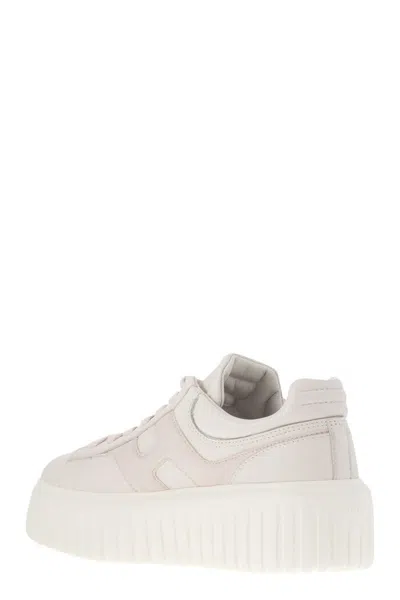 Hogan Stylish Sneakers With Platform Sole And Round Toe In Neutral