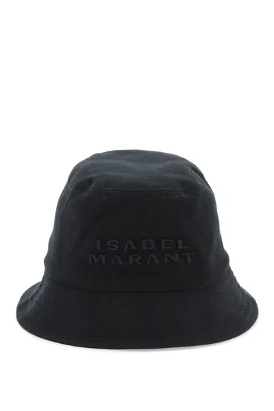 Isabel Marant Sand Cotton Haley Bucket Hat In Black