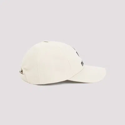 Isabel Marant Sand Cotton Tyron Baseball Cap In White