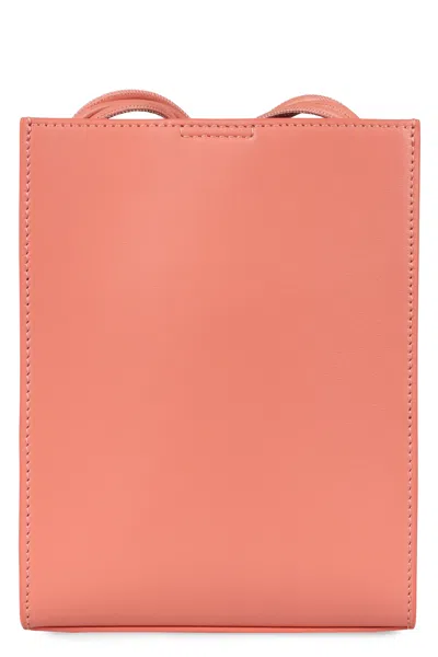 Jil Sander Pink Leather Small Tangle Shoulder Bag