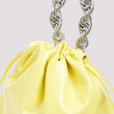 Jil Sander Yellow Leather Bucket Bag