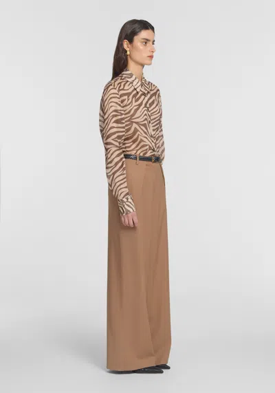 Viktoria & Woods Preston Trouser In Brown