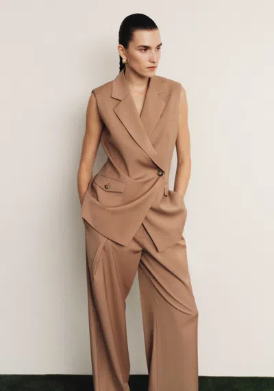 Viktoria & Woods Preston Trouser In Brown