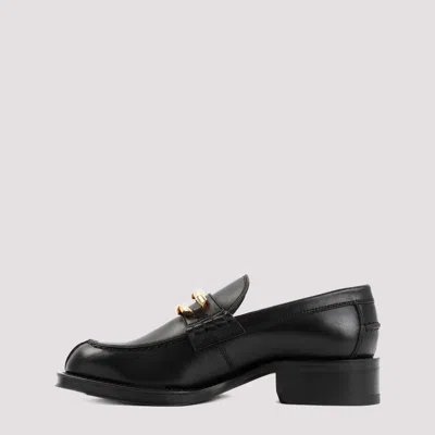 Lanvin Black Leather Medley Loafers In Black