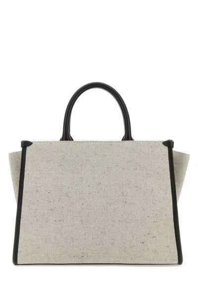 Lanvin Two-tone Canvas Small In & Out Shopping Bag
