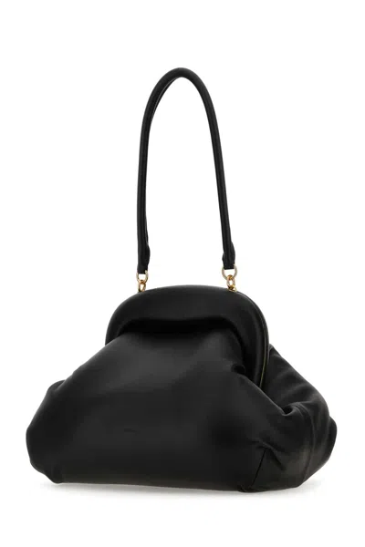 Sportmax Soft Structure Top Handle Clutch Bag In Black