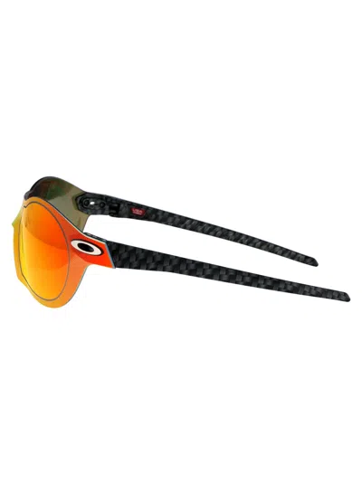 Oakley Carbon Fiber Acetate Sunglasses In Brown