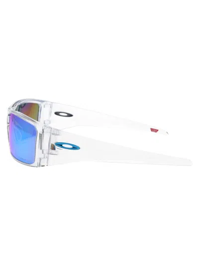 Oakley Clear Acetate Sunglasses In Blue
