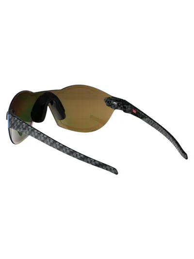 Oakley Carbon Fiber Acetate Sunglasses In Brown