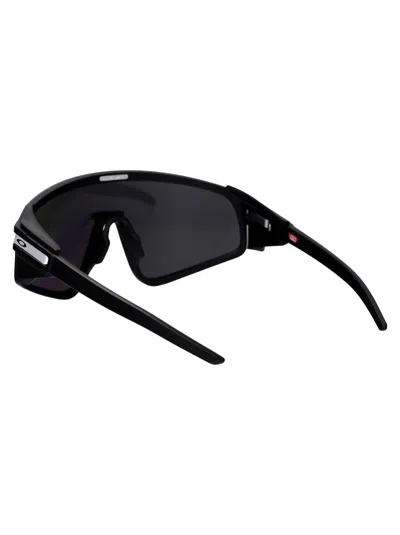 Oakley Matte Black Acetate Sunglasses In Brown