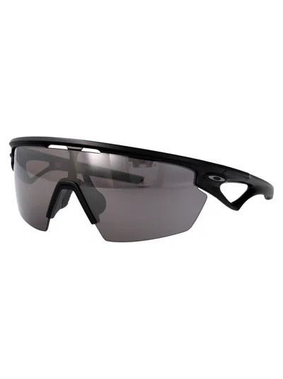 Oakley Matte Black Acetate Sunglasses In Black