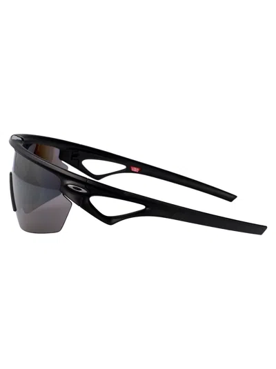 Oakley Matte Black Acetate Sunglasses In Black