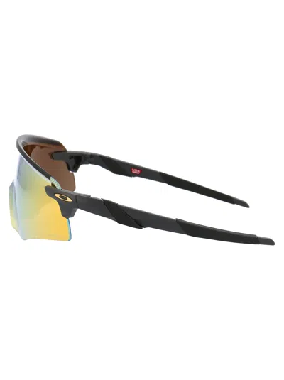 Oakley Matte Carbon Acetate Sunglasses In Yellow