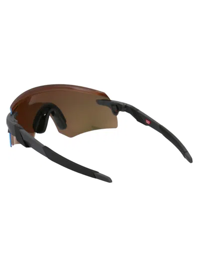 Oakley Matte Carbon Acetate Sunglasses In Yellow