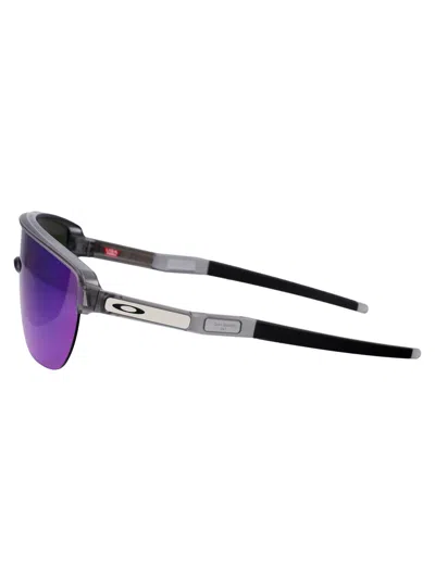 Oakley Matte Grey Acetate Sunglasses In Multi