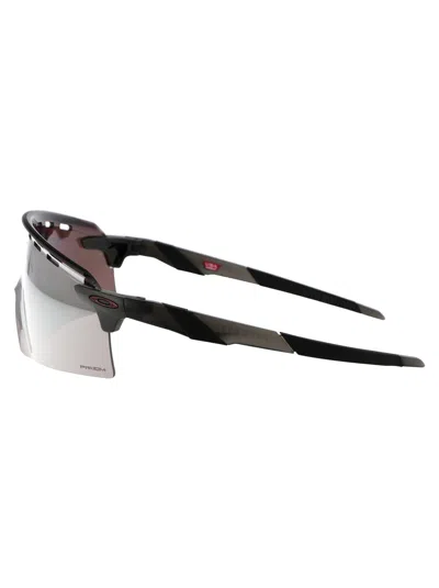 Oakley Matte Grey Acetate Sunglasses In Gray