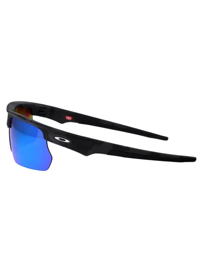 Oakley Matte Grey Camo Acetate Sunglasses In Blue