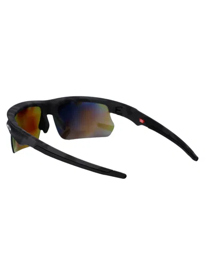 Oakley Matte Grey Camo Acetate Sunglasses In Blue