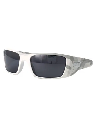 Oakley Multicam Alpine Acetate Sunglasses In Gray