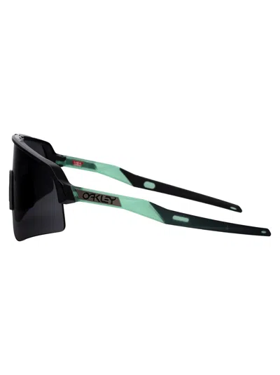 Oakley Polished Black Acetate Sunglasses