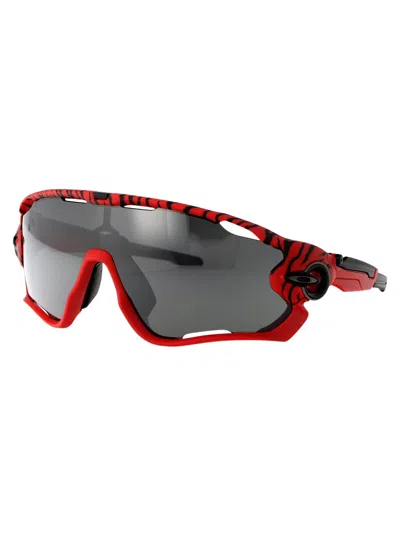 Oakley Red Tiger Acetate Sunglasses In Gray