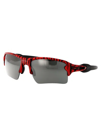 Oakley Red Tiger Acetate Sunglasses In Gray