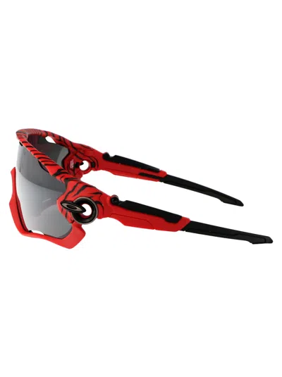 Oakley Red Tiger Acetate Sunglasses In Gray