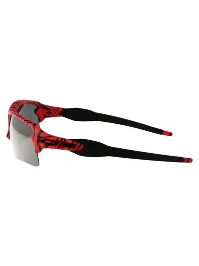 Oakley Red Tiger Acetate Sunglasses In Gray