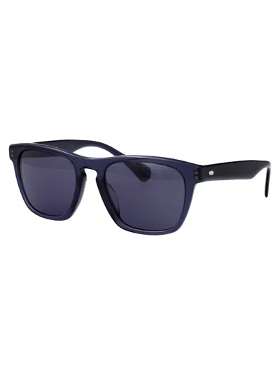 Oliver Peoples Blue Ash Acetate Sunglasses In Blue