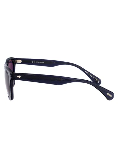 Oliver Peoples Blue Ash Acetate Sunglasses In Blue