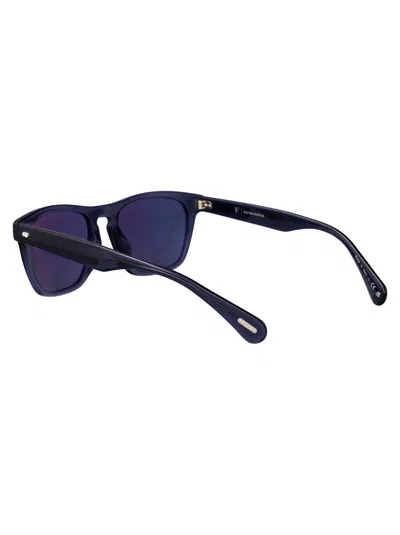 Oliver Peoples Blue Ash Acetate Sunglasses In Blue