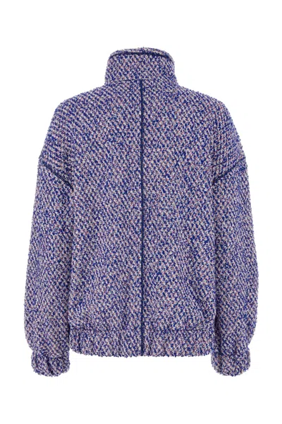 Philosophy Di Lorenzo Serafini Multicolor Cotton Blend Oversize Jacket In White