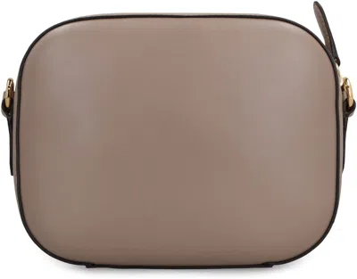 Stella Mccartney Dove Grey Alter Mat Mini Stella Logo Crossbody Bag In Gray